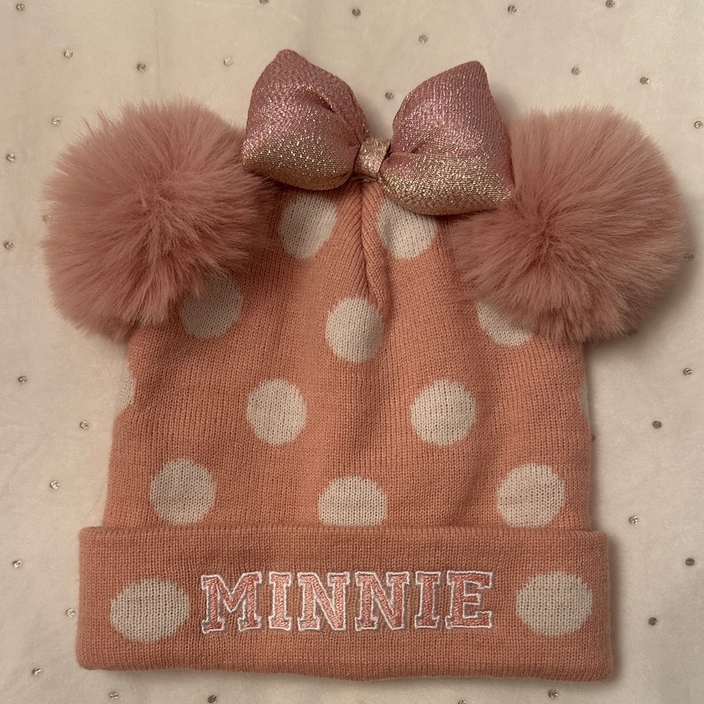 Disney Minnie Mouse Pink Polka Dot Hat